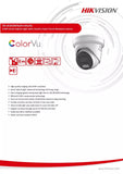 Hikvision 8MP Colorvu HYBRID CCTV Kit: 6 x Liveguard Cameras + 8CH M Series NVR