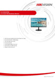 Hikvision CCTV Monitor 21.5" FHD Borderless 1080P DS-D5022FN00 Wide View Angle
