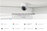 TP-Link VIGI C485 8MP 4K Full-Color Turret Network CCTV Camera 2.8mm Fixed Lens