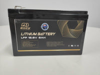 Rock 12.8V 9AH Lithium Iron Phosphate (LiFePO4) Battery