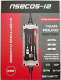 NSE Lithium Battery Charger 12V 5A charge Lead Acid and AGM battery