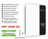 Growatt SPF 3500 ES Off grid solar inverter support 48V battery MPPT+WIFI