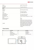 Hikvision DS-KH6350-WTE1 Gen2 IP-Based 7 inch Indoor Intercom Station Wifi WHITE