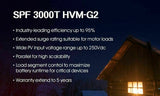 Growatt SPF 3000T HVM-G2 Off Grid Inverter 5 Years Warranty!