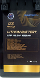Rock 12V 100Ah Bluetooth Slimline Lithium Battery Rechargeable Deep Cycle