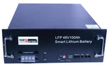 Top Lithium 48V 100Ah Lithium Battery 19 Inch Rack on/ off grid Deep Cycle Energy Storage