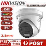 Hikvision 4x4 MP Outdoor ColorVu Liveguard Turret Cameras With Acusense + 8CH NVR Kit