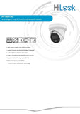 HiLook 8MP 8 Channel NVR 4K Intelligent 8 Camera KIT Turret IPC-T282H-MU 2.8mm