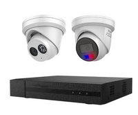HiLook 6MP 4CH NVR Security 2 Camera Kit with AI IntelliSense-IPC-T269H+IPC-T261