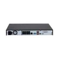 DAHUA 4K 8MP 8 Channel AI NVR Security 6 Camera KIT Turret DH-IPC-HDW3866EMP+4TB