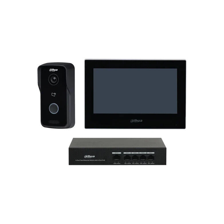 Dahua Intercom Kit KTP03 BLACK 7inch Touch Screen IP Intercom Kit ...