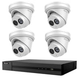 HiLook by Hikvision 8MP 4 Channel NVR Security 4 Camera KIT Turret IPC-T281H-MU