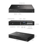 TP-Link VIGI NVR1008H-8MP 8 Channel PoE+ Network Video Recorder with 8 POE V1.20