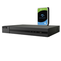 HiLook NVR-108MH-C/8P(D) 8xPoE 8 Channel 1U 4K HDMI, 1x SATA NVR + 4TB HDD