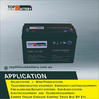 Top Lithium Battery 12V 135Ah Lithium Iron Battery LiFePO4 Rechargeable 4WD RV