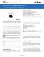 Dahua DH-IPC-HDW3866EMP-S-AUS 8MP Turret 2.8mm, WizSense, Starlight, SMD 4.0