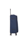 SureLite Cube 3pc Super Lite Suitcase Luggage Set Soft Trolley Lightweight Navy