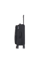SureLite Cube 3pc Super Lite Suitcase Luggage Set Soft Trolley Lightweight Black