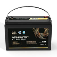 2 x Rock 12V 120Ah Lithium Iron Phosphate LiFePO4 Battery Cells Solar Caravan 4W