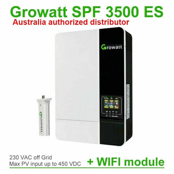 Growatt SPF 3500 ES Off grid solar inverter support 48V battery MPPT+WIFI