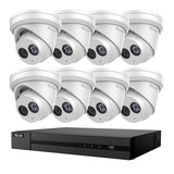 Hilook 8MP 16 Channel NVR Security 8 Camera KIT Turret IP IPC-T281H+2TB HDD