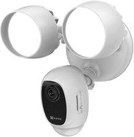 EZVIZ LC1C Security Camera and Floodlight Wireless Outdoor 1080p w Alarm White