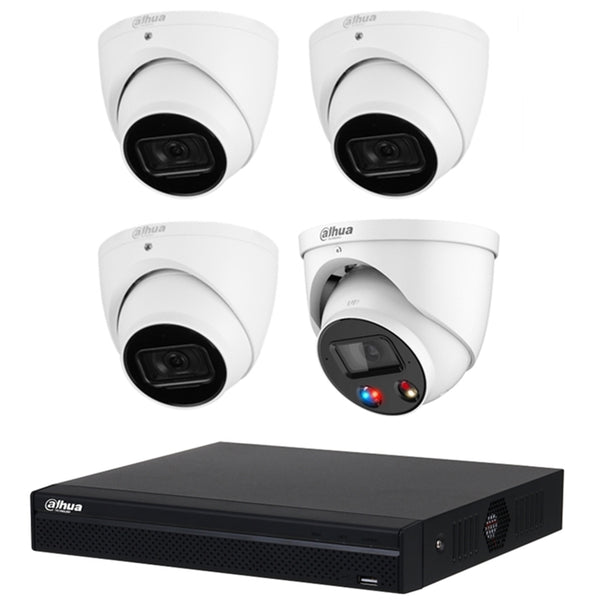 DAHUA 8MP 3xDH-IPC-HDW3866EMP-AUS+1xTiOC CCTV Camera+8 Channel NVR+3TB HDD Kit