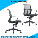 Mesh Office Boardroom Executive Chair  Adjustable Tilt Angle Mesh Back Chevy