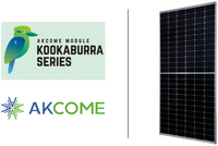 AKCOME 415 Watt 120 Cell Mono 9BB 1/3 Cut Module Solar Panel-SKA508HVC-415W