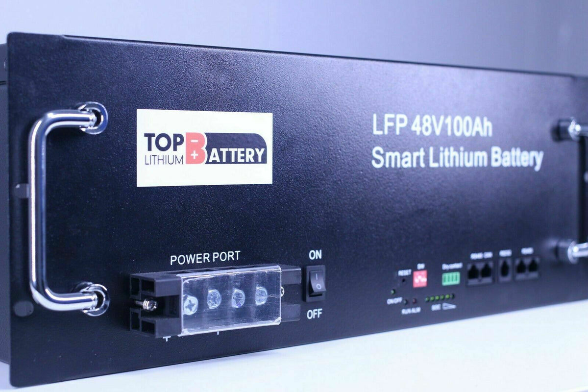 Top Lithium 48V 100Ah Lithium Battery 19 Inch Rack on/ off grid Deep C ...