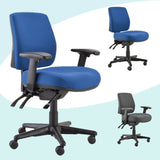 Buro seating Roma - Ergonomic Chair 3 lever Mid Back
