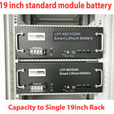 48V 100Ah Lithium Battery 19 Inch Rack on/ off grid Deep Cycle Energy Storage