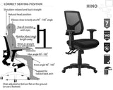 Ergonomic office  Task Home Office Chair Comfortable  7Y.Warranty - HINO