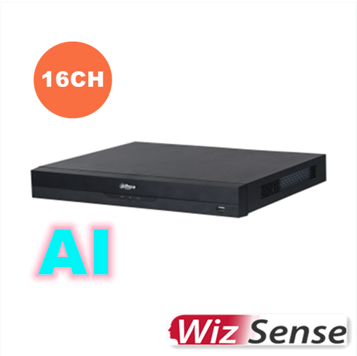 Dahua DHI-NVR4216-16P-AI/ANZ 16 Channel up to 16MP Wizsense NVR 4TB Installed