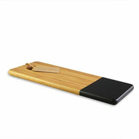 Wood Serving Board Rectangular Chopping Cutting Brunch Food Cheese Kitchen Cafe