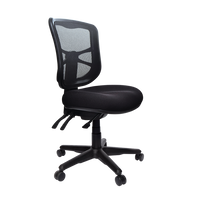 Buro Metro Ergonomic Chair Nylon Base Office Black Chair Mesh Back