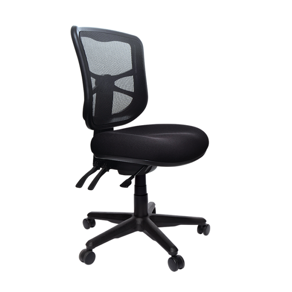 Buro Metro Ergonomic Chair Nylon Base Office Black Chair Mesh Back