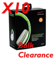 Clearance ! Sale ! 12 x Kustician HZ-01 Earphone Headphones