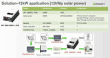 Growatt SPF 12000T HVM Off Grid MPPT Solar Inverter Charger 48V Battery+WIFI
