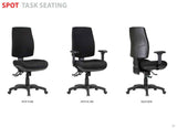 Ergonomic  Home Office Chair Comfortable fully adjustable 7Y.Warranty Spot Range