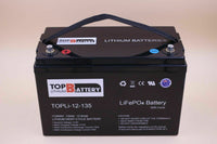 Top Lithium Battery 12V 135Ah Lithium Iron Battery LiFePO4 Rechargeable 4WD RV