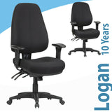 Logan Ergonomic Office Task Chair 10 Years warranty Shift Seating