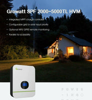 Growatt 5000TL-P HVM off-Grid Solar Inverter Charger 80A MPPT Solar Controller