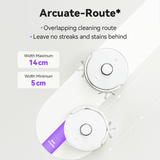 Narwal Freo Robot Vacuum and Mop Combo, Robot Mop and Vacuum with Auto Mop Washing & Drying, Dirt Sense Ultra Clean, Auto Add Cleaner, LCD Display, Smart Swing, Arcuate-Route, Wifi, APP Control